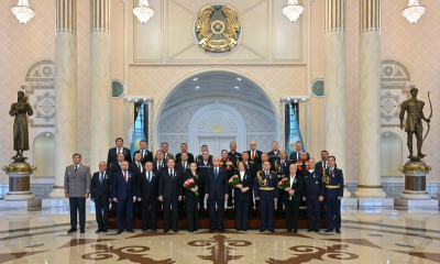 Герои Казахстана получили государственные награды