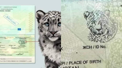 Изображение барса появилось в казахстанских паспортах