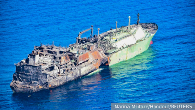 Власти Швеции задержали судно из-за разлива нефти