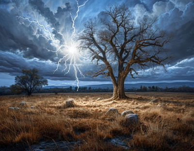 В США установили личность женщины, выжившей после удара молнии