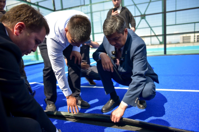 Многоуровневую парковку на 245 мест открыли в Бишкеке