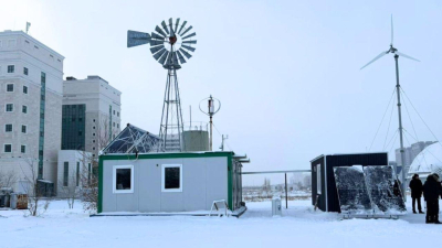 Первая в Казахстане станция зеленого водорода работает полностью на ВИЭ