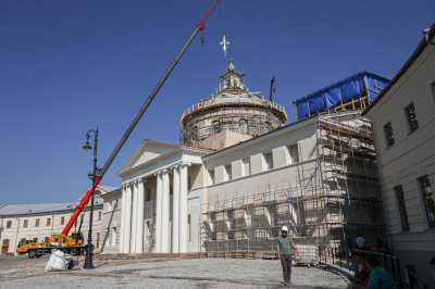 Названы предварительные сроки завершения работ по&nbsp;восстановлению казанского храма Николы Тульского