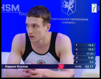 Батутист Кирилл Козлов из Челнов завоевал Кубок России