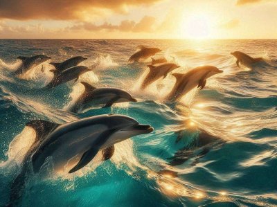 125 дельфинов выбросились на берег в США